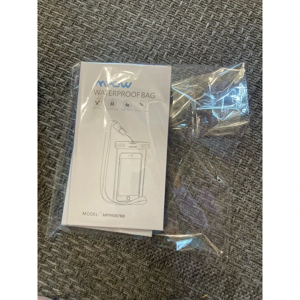 2x MPOW Waterproof Phone Bag Case Universal Model NEW Touch Friendly